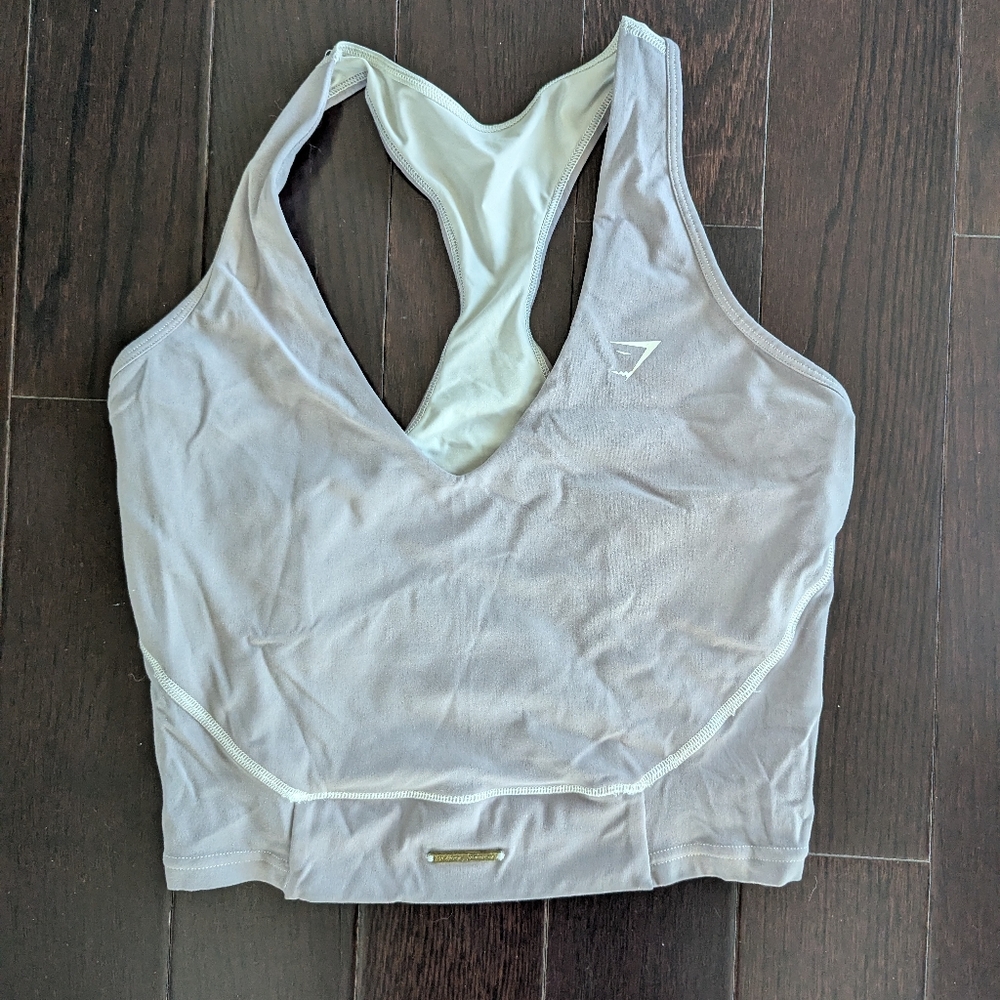 Gray Athletic Tank Top